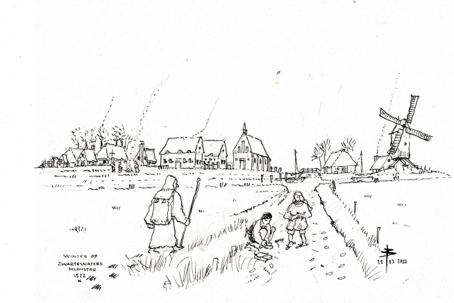 Ridders & Nonnen in het veen en de elementen die terug te vinden zijn in IJhorst (presentatie in de kerk in IJhorst)