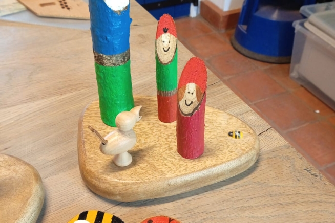 Kinderactiviteit: knutselen in de Veldschuur
